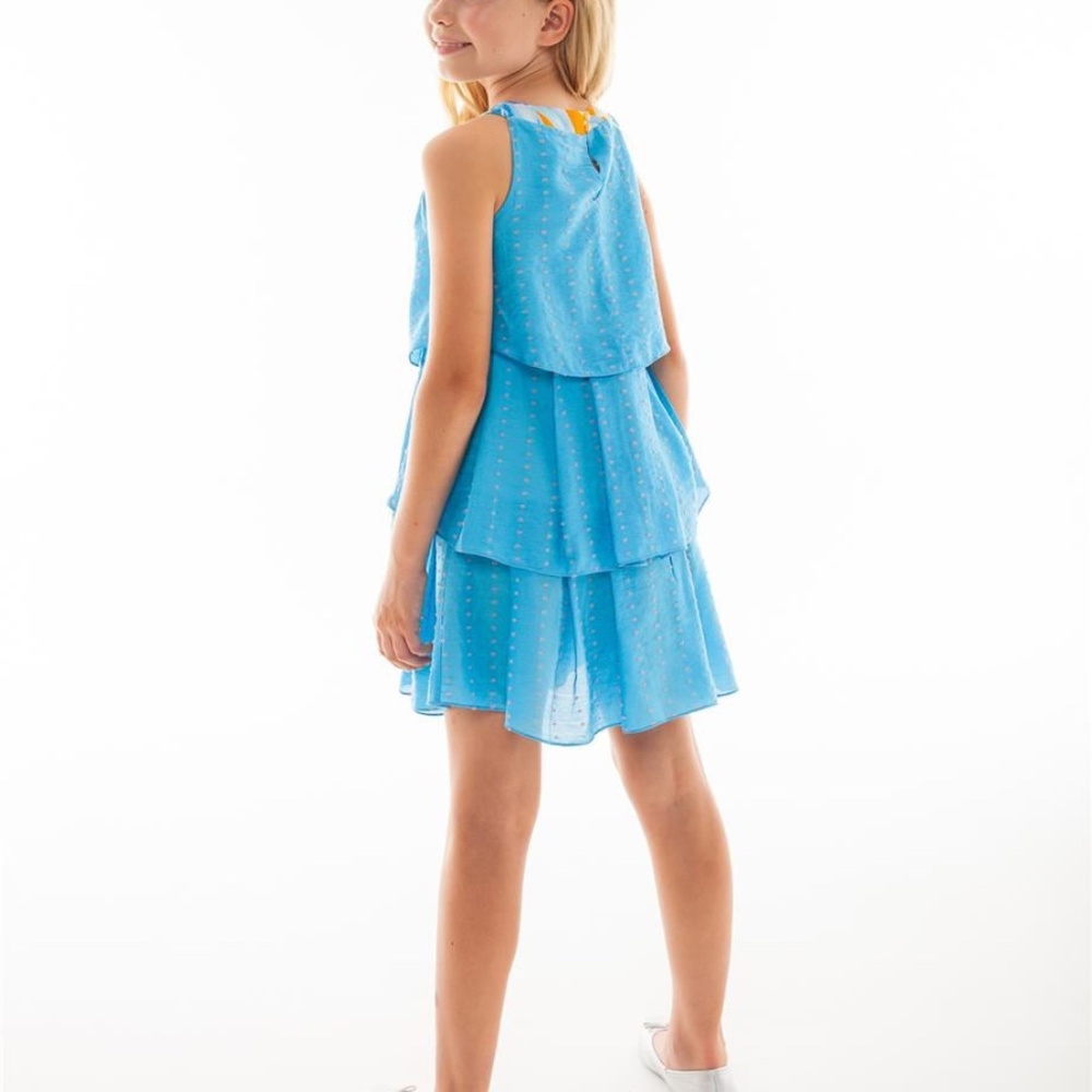 Lia Lea Girls' Blue Dress